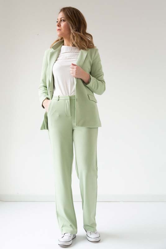 Pantalon Zamira Mint Vero Moda Pantalon Zamira Mint Vero Moda