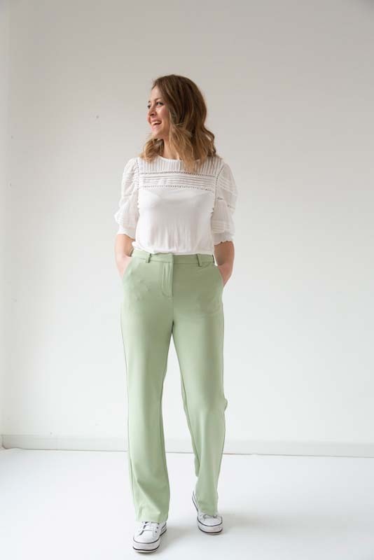Pantalon Zamira Mint Vero Moda Pantalon Zamira Mint Vero Moda