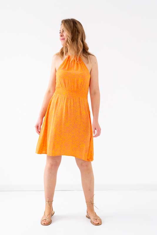 Vestido Menny Halter Peach Vero Moda Vestido Menny Halter Peach Vero Moda