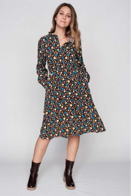 Vestido Buttons Circus