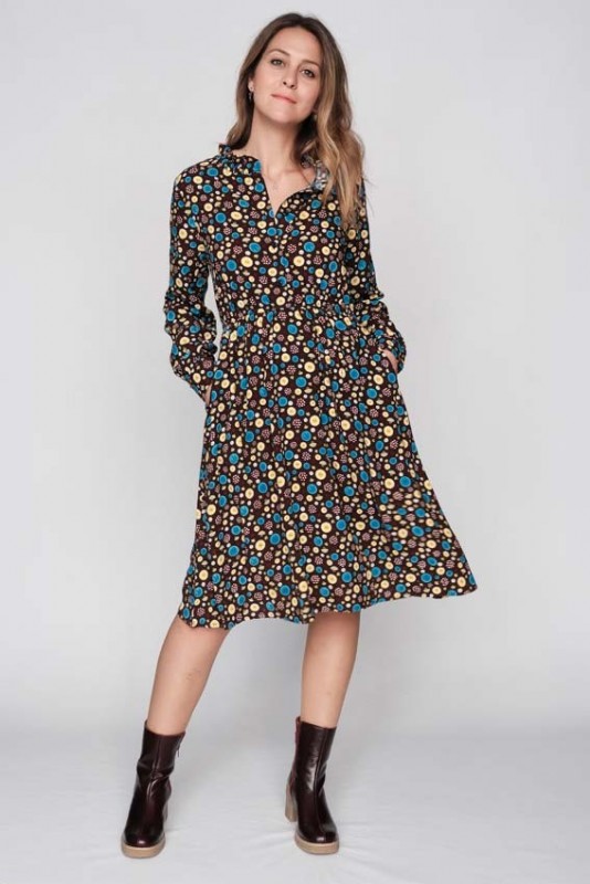 Vestido Buttons Circus