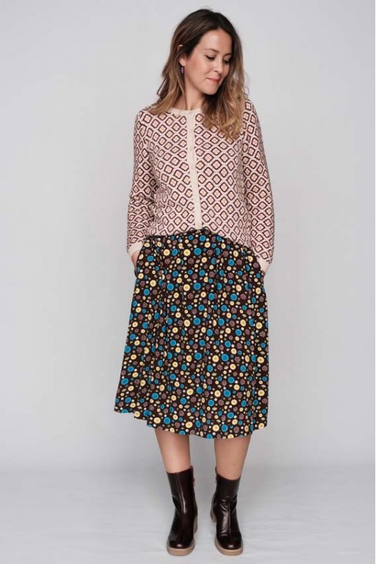 Falda Buttons Circus