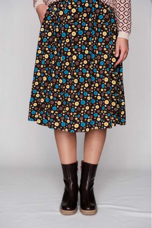 Falda Buttons Circus