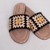 Sandalia Crochet Plana