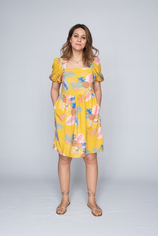 Vestido Lilou Yellow Sugarhill