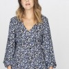 Vestido Josa Dusty Blue Flower B Young