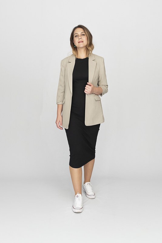 Vestido Lavender Black Vero Moda Vestido Lavender Black Vero Moda