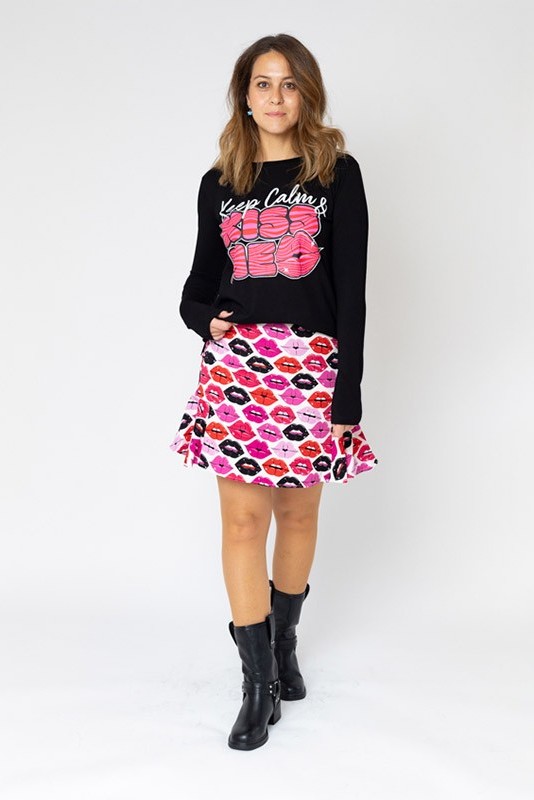 Falda volantes Kiss me Lolila