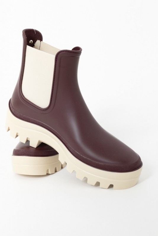 Bota Agua Soul Crem Burgundy Igor