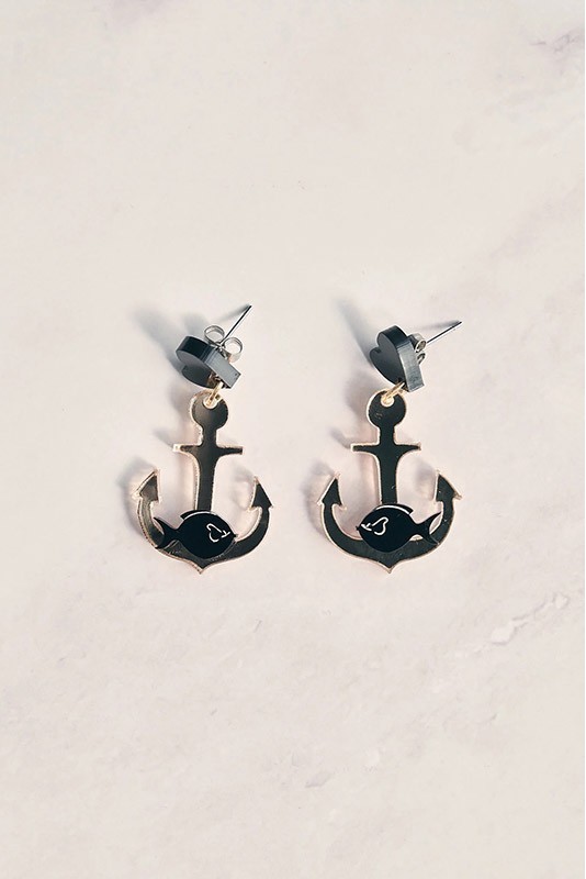 Pendientes Ancla Anabel Lee Pendientes Ancla Anabel Lee