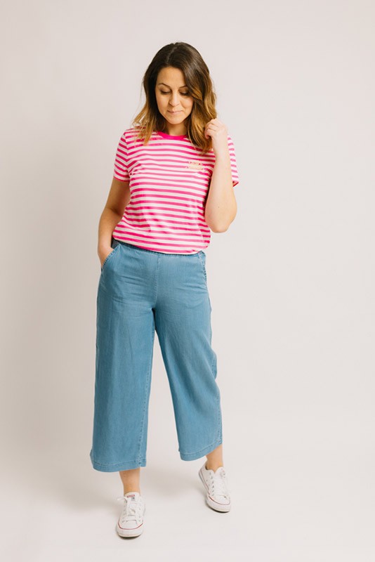 Camiseta Silke Rosa Vero moda