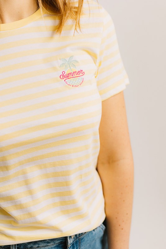 Camiseta Silke Amarilla Vero Moda