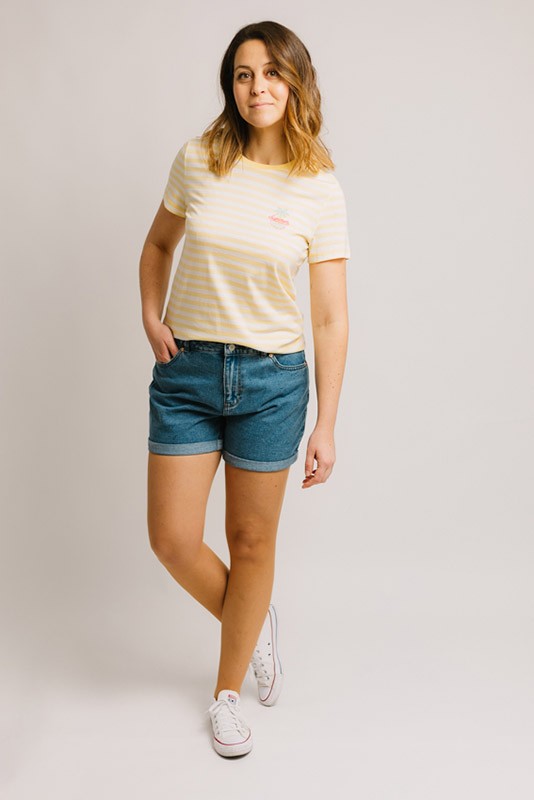 Camiseta Silke Amarilla Vero Moda