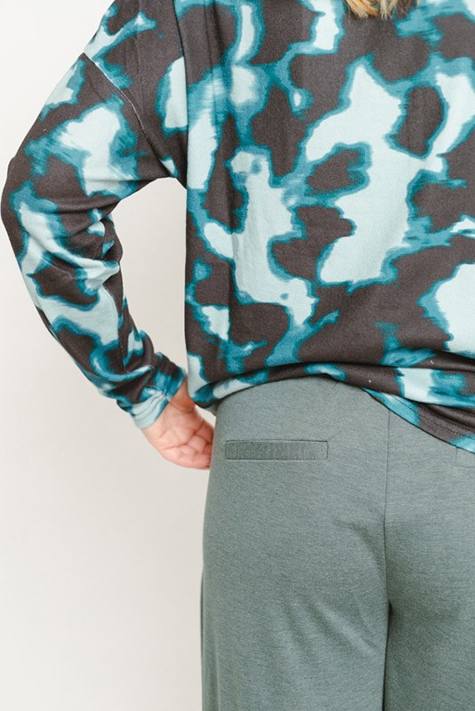 Pantalon Rizzeta Wide Green B Young