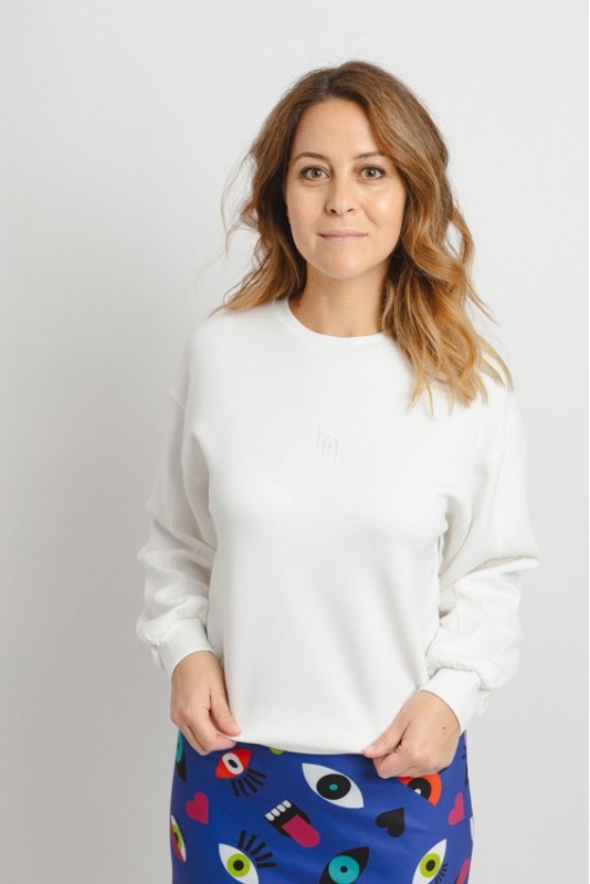 Sudadera Pusti White B Young