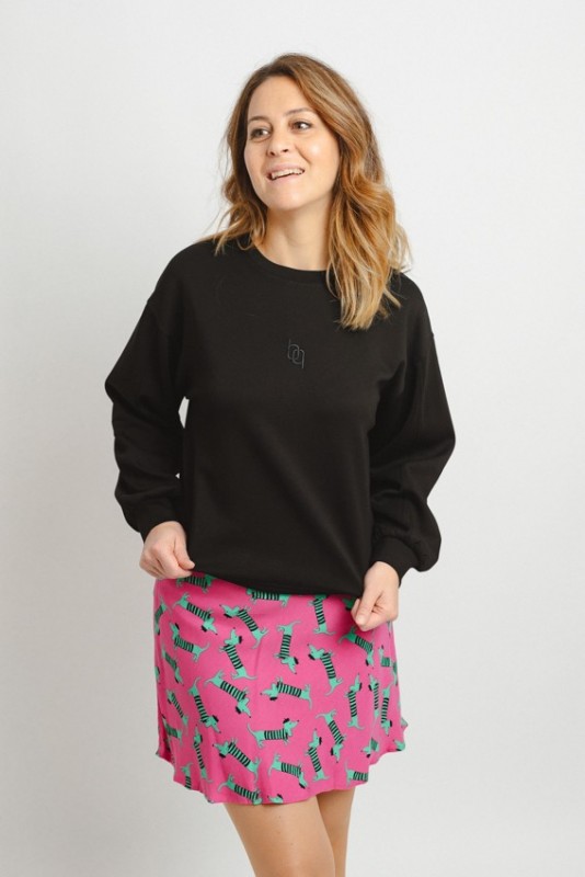 Sudadera Pusti Black B Young