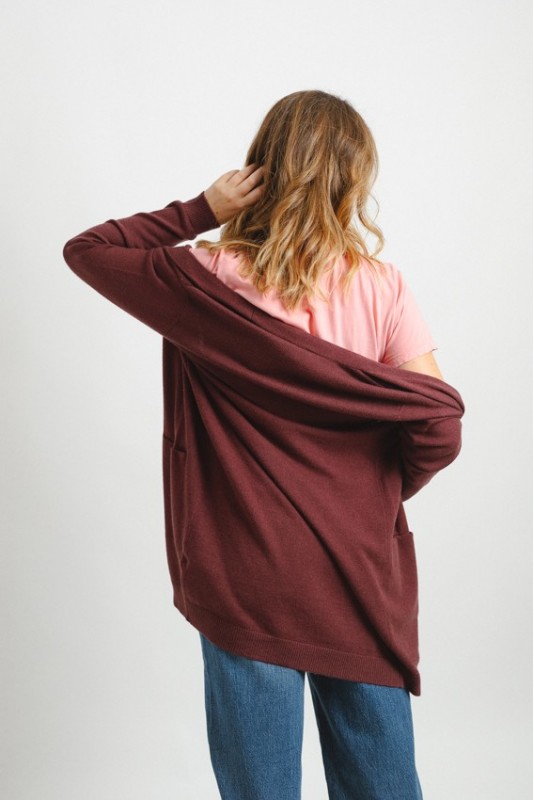 Cardigan Nonina Burgundy B Young