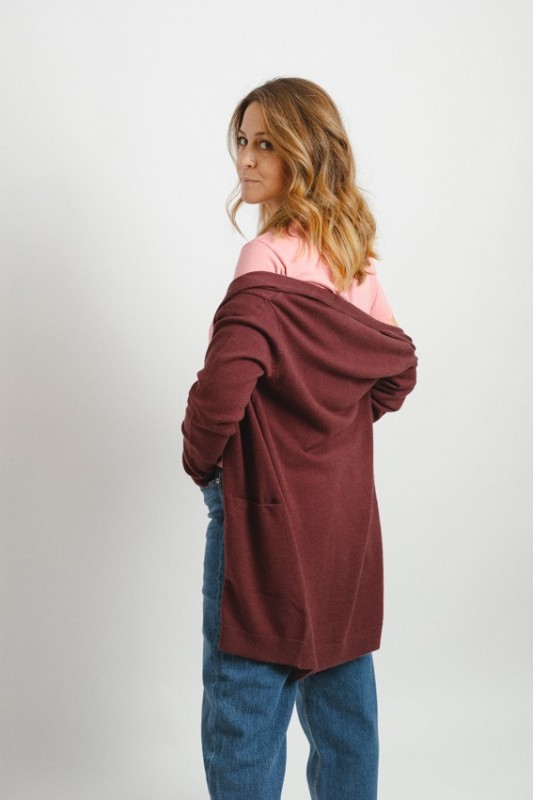 Cardigan Nonina Burgundy B Young