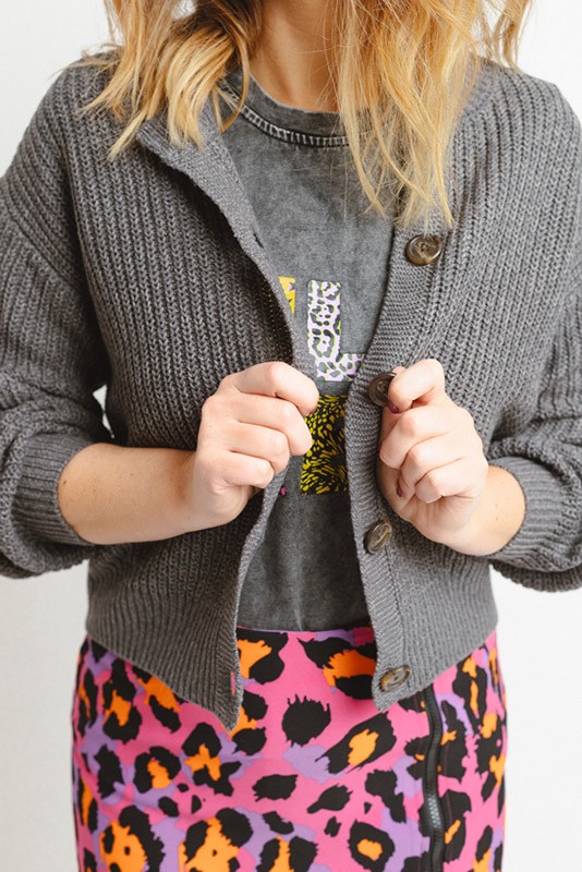 Cardigan Lea Gris Vero Moda Cardigan Lea Gris Vero Moda
