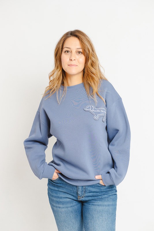 Sudadera Pausitive Azul 24Colours Sudadera Pausitive Azul 24Colours