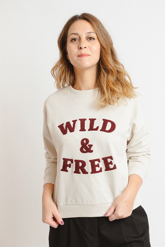 Sudadera Genesis Beige Vero Moda