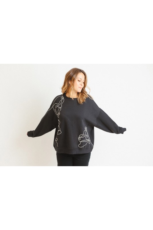 Sudadera Ivalo Black Vero Moda Sudadera Ivalo Black Vero Moda