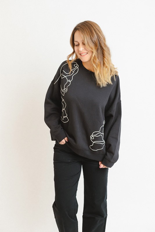 Sudadera Ivalo Black Vero Moda