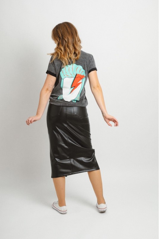 Falda Veri Leather Vero Moda