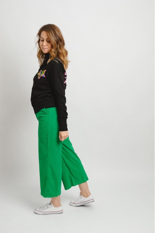 Pantalon Pana Verde Lolina