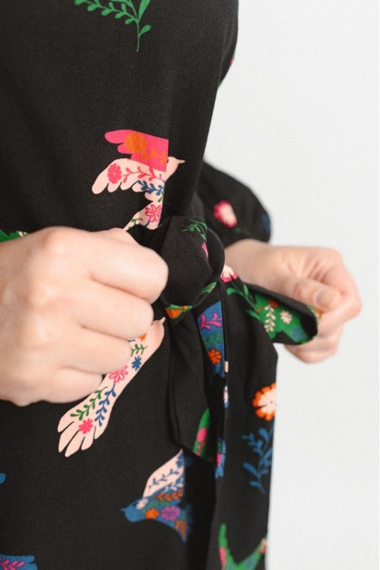 Vestido Oksana Birds Sugarhill