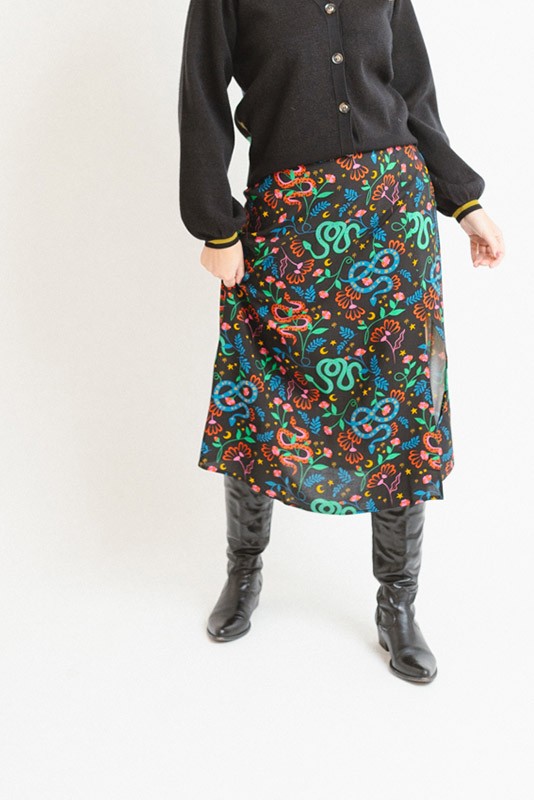 Falda Rosalind Snake Sugarhill Falda Rosalind Snake Sugarhill