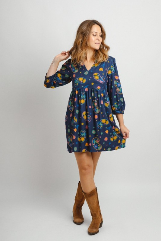 Vestido Pollyanna Paisley Sugarhill