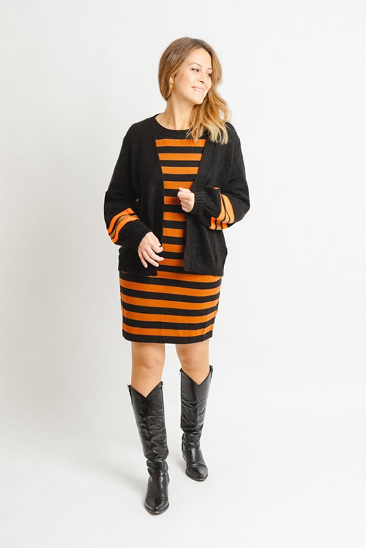 Vestido Paige Stripes Sugarhill
