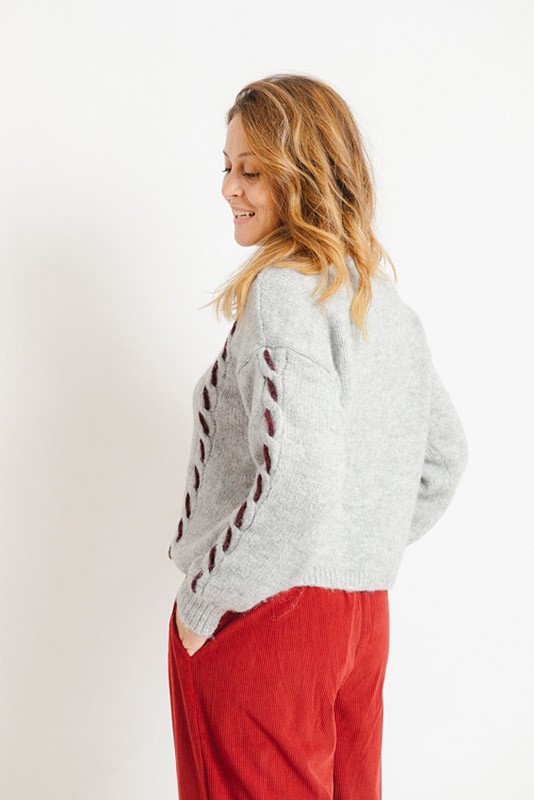 Jersey Ilina Light Grey Vero Moda Jersey Ilina Light Grey Vero Moda