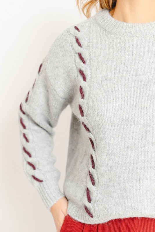 Jersey Ilina Light Grey Vero Moda Jersey Ilina Light Grey Vero Moda