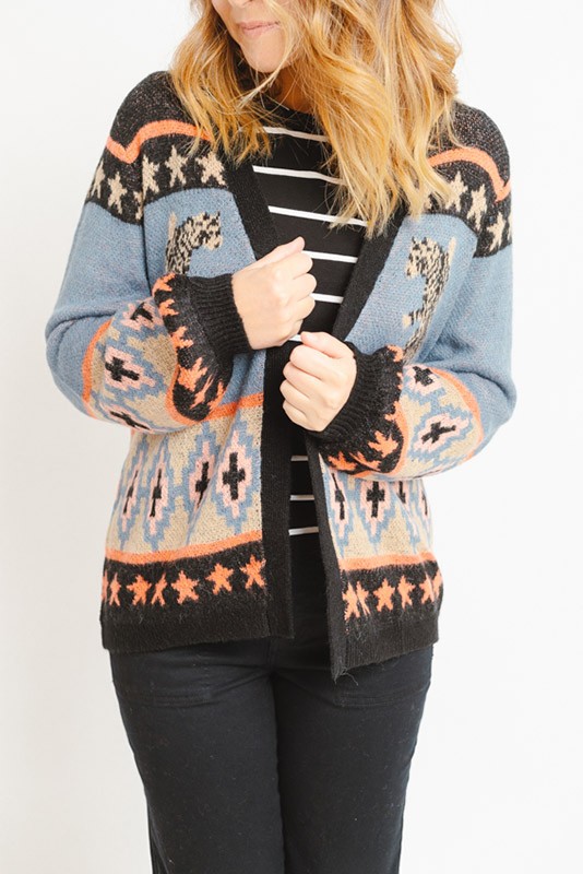 Cardigan Ivette Tigers Sugarhill