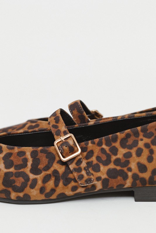 Bailarina Hebilla leopardo