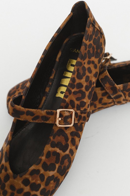 Bailarina Hebilla leopardo Bailarina Hebilla leopardo