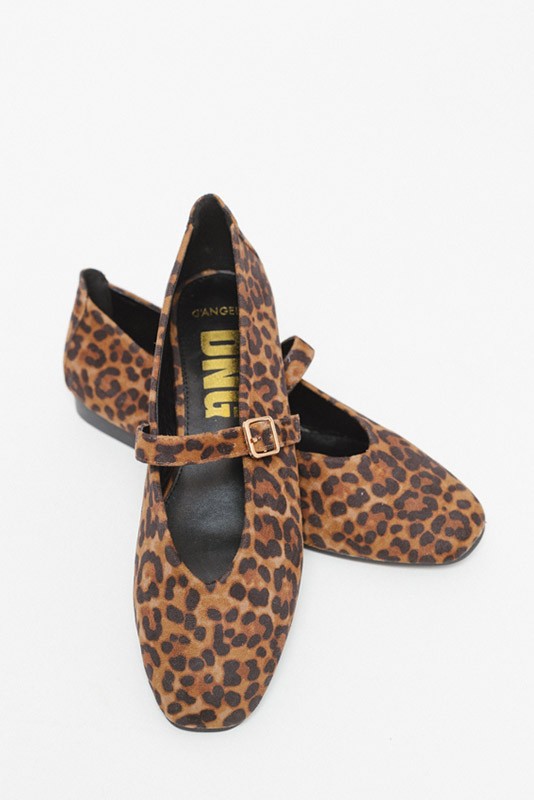 Bailarina Hebilla leopardo