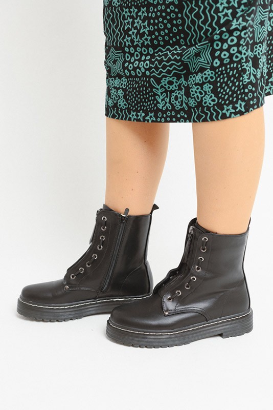 Botin Militar Cremallera