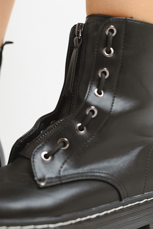 Botin Militar Cremallera Botin Militar Cremallera