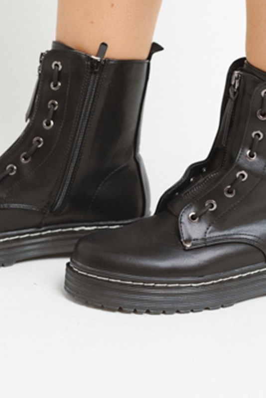 Botin Militar Cremallera