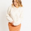 Jersey Zenia beige Vero moda