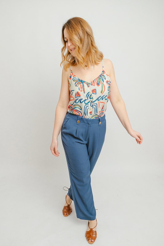 Pantalon Icelyn Azul Vero Moda