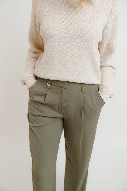 Pantalon Icelyn Verde Vero Moda