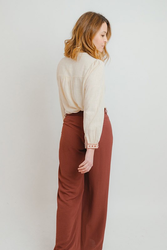 Pantalon Jadina Vino Vero Moda