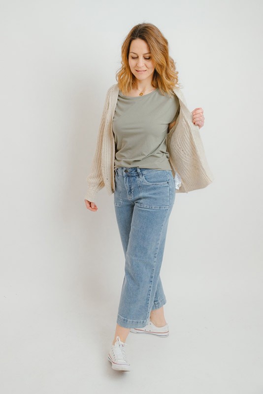 Camiseta Pamila verde Byoung Camiseta Pamila verde Byoung