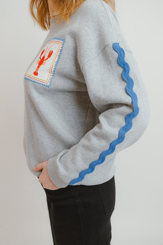 Sudadera Eadie Lobster Sugarhill