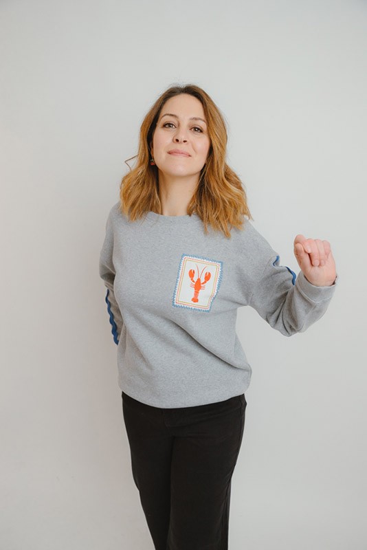 Sudadera Eadie Lobster Sugarhill