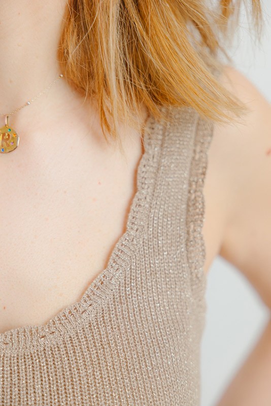 Top Lexie Beige Vero Moda